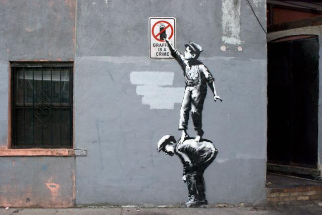 Banksy vs New York con un graffito al giorno